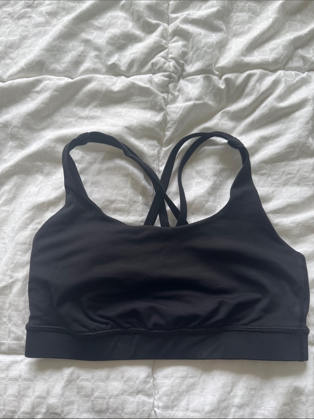 lululemon athletica Black Strappy Low-Impact Sports Bra